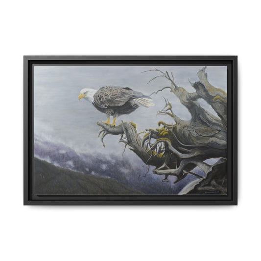 Vantage Point~Framed Canvas Print~18"x12"