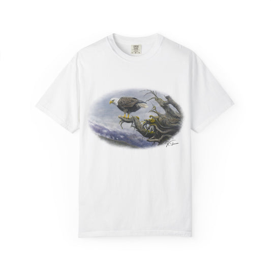Bald Eagle Coastal Scene T-Shirt — Vantage Point
