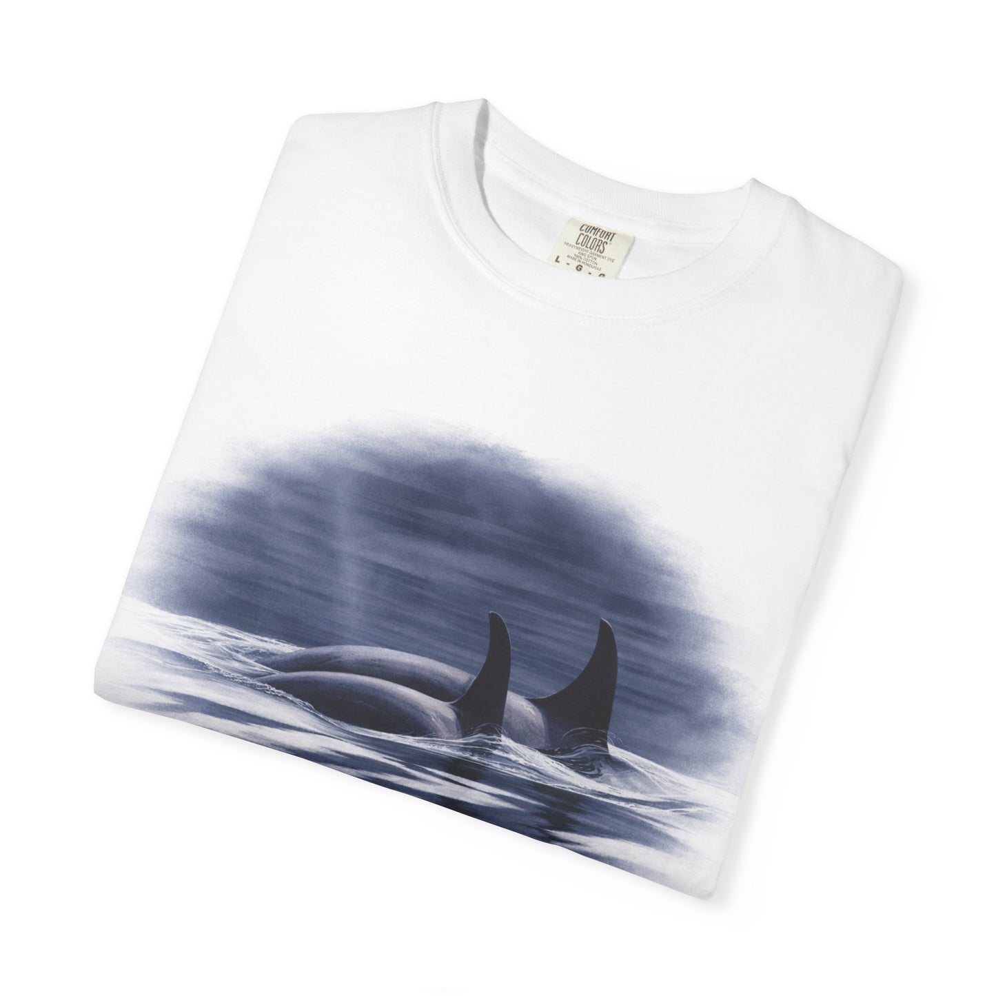 Orca Pod Graphic T-Shirt — Marine Wildlife Ocean Vibes Tee