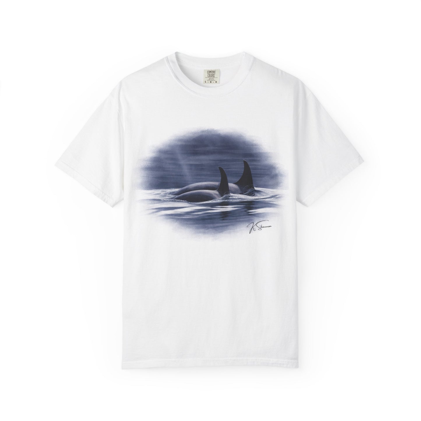 Orca Pod Graphic T-Shirt — Marine Wildlife Ocean Vibes Tee