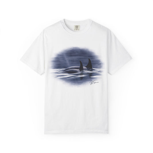 Orca Pod Graphic T-Shirt — Marine Wildlife Ocean Vibes Tee